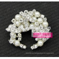 Broche de cristal nupcial de la boda